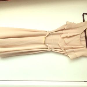 Beige elegant summer dress